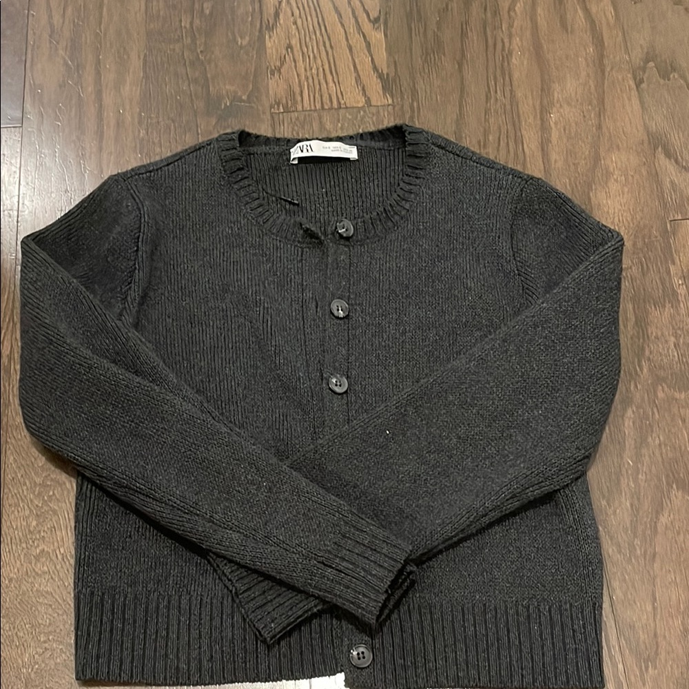 Zara heather great Cardigan Sweater